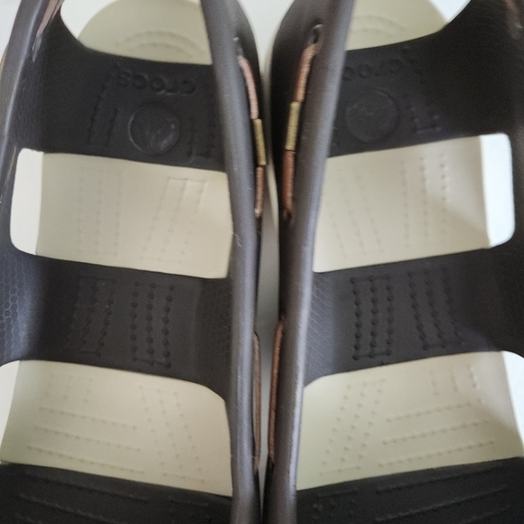 CROCS Beach Line boat shoes brown size 10 - Picture 9 of 12